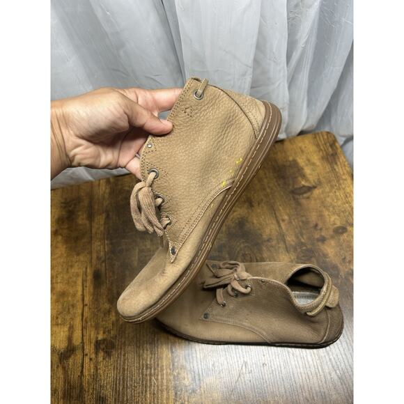 Diesel Men’s Leather Chukka Boots Size 10 Brown Casual Lace Up Y2K Grunge NYC - Picture 4 of 10